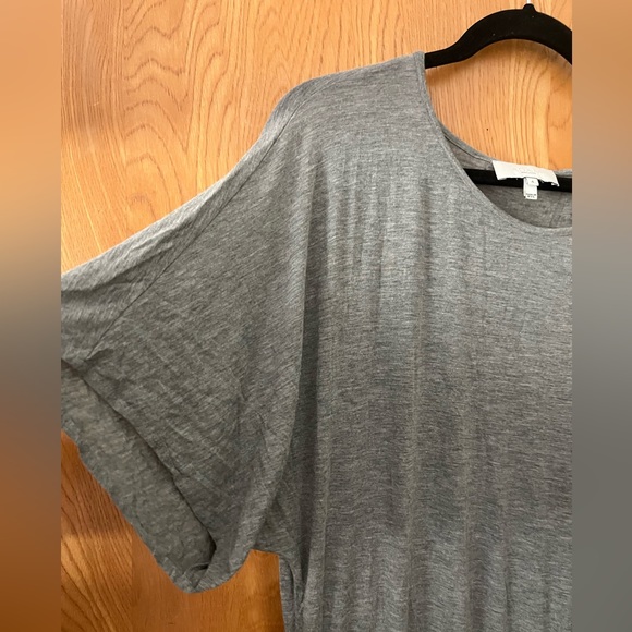 Adam Lippee round neck jersey banded tshirt dress 4 - Picture 4 of 9